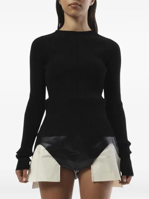 ribbed-knit sweater by RICK OWENS