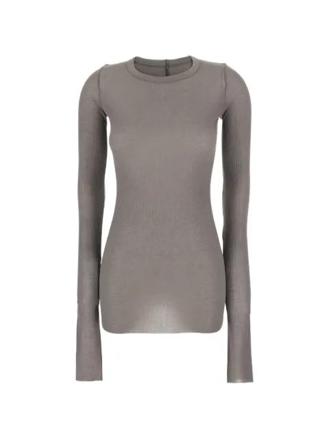 ribbed long-sleeves top by RICK OWENS