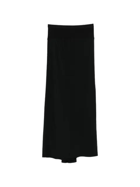 ribbed midi skirt by RICK OWENS