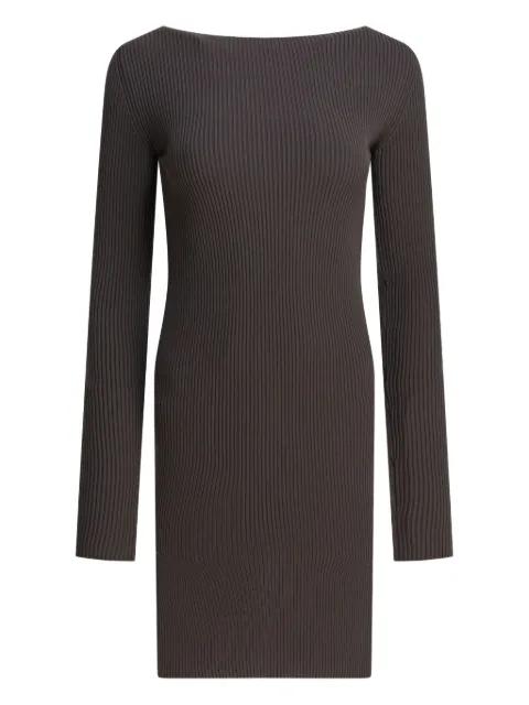 ribbed open-back midi dress by RICK OWENS