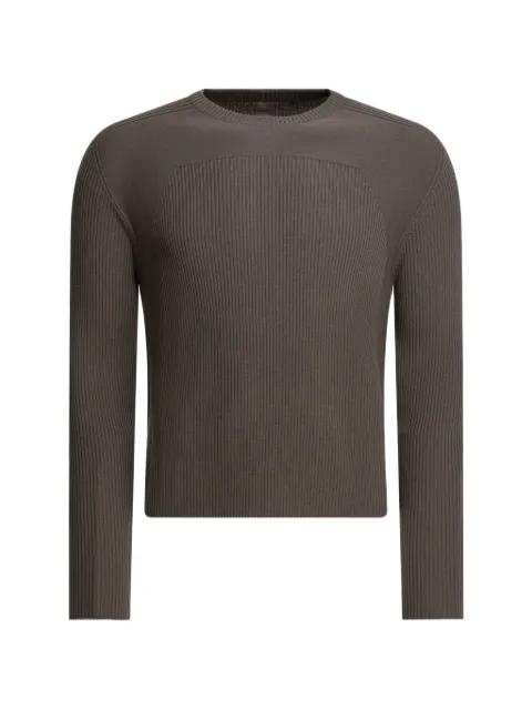 ribbed panelled sweater by RICK OWENS