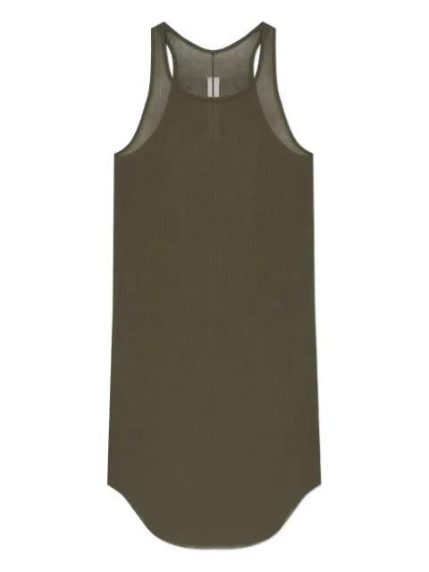 ribbed racerback tank top by RICK OWENS