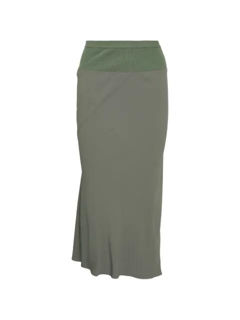 ribbed-waist midi skirt by RICK OWENS