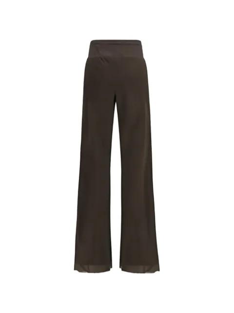 ribbed-waistband trousers by RICK OWENS