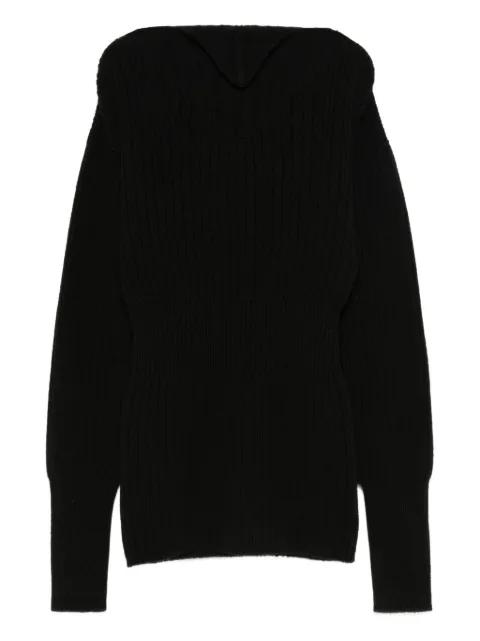 ribbed wool jumper by RICK OWENS