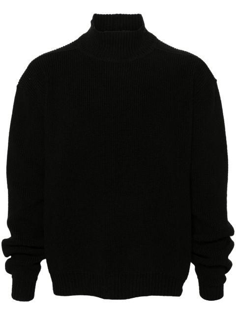 roll neck virgin-wool jumper by RICK OWENS