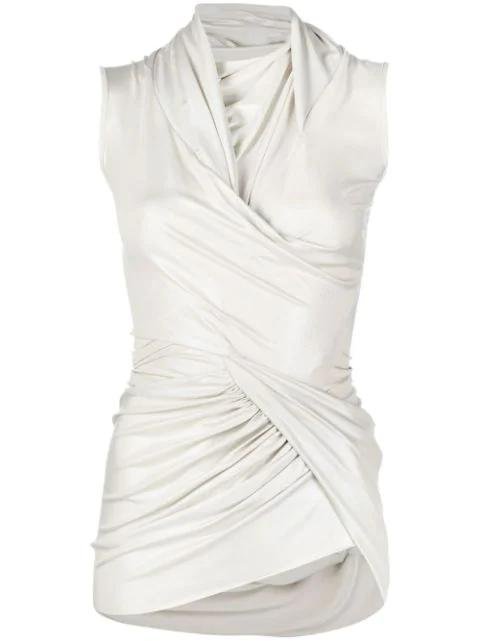 ruched mini dress by RICK OWENS