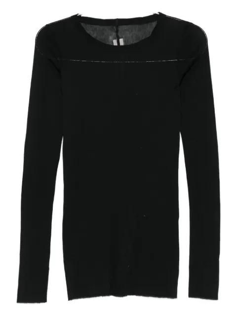 semi-sheer long-sleeve top by RICK OWENS