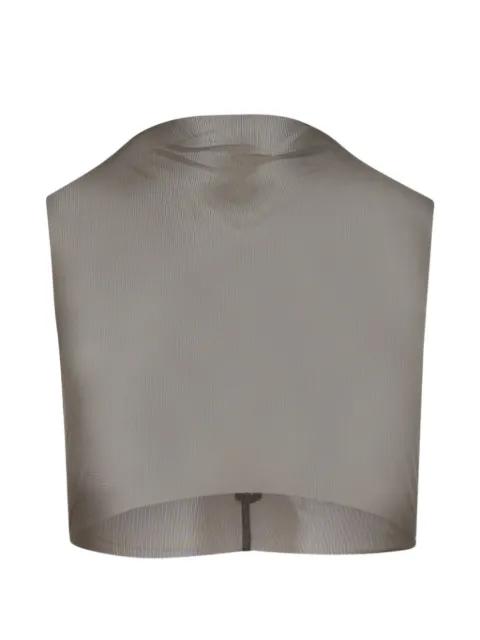 sheer crop top by RICK OWENS
