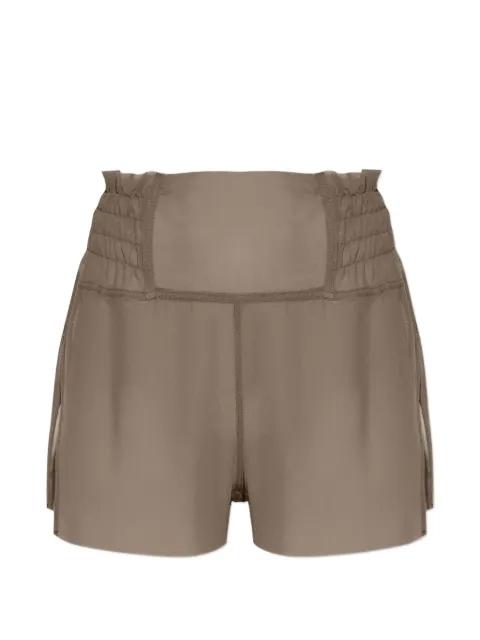 shirred-detail shorts by RICK OWENS