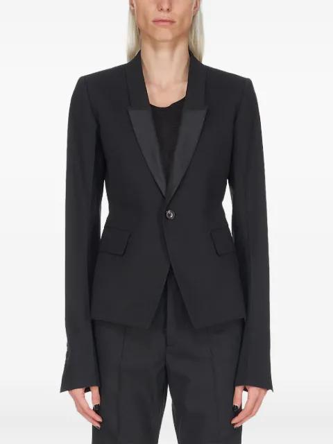 single-button tailored blazer by RICK OWENS