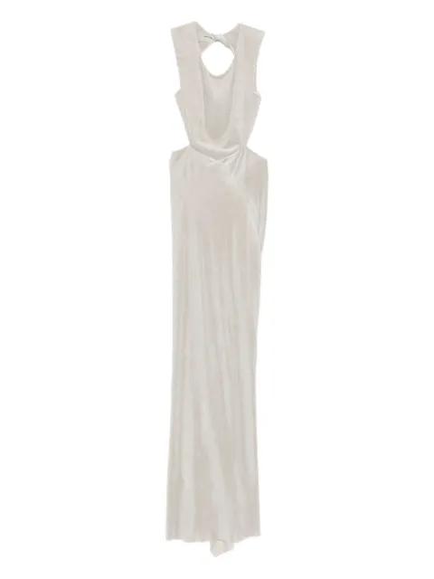 sleeveless cut-out maxi gown by RICK OWENS