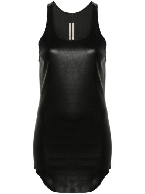 sleeveless leather tank top by RICK OWENS