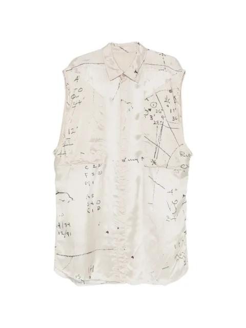 sleeveless outer shirt by RICK OWENS