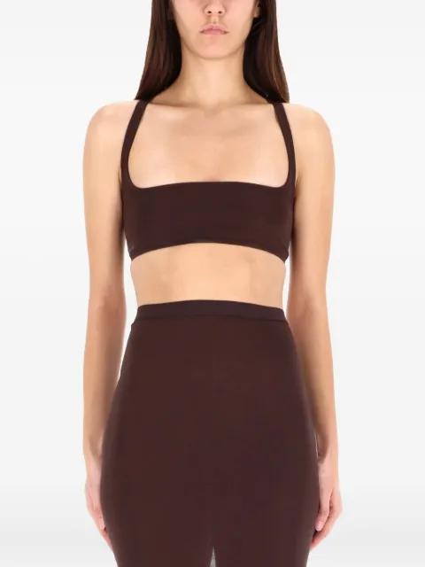 square-neck top by RICK OWENS