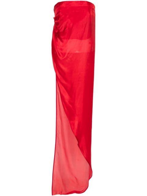 strapless long top by RICK OWENS
