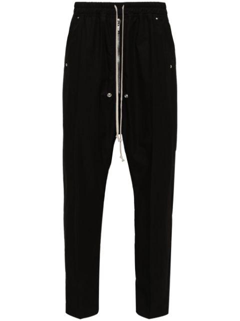 tapered drop-crotch trousers by RICK OWENS