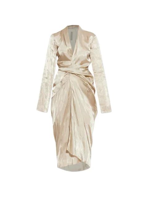 tie-waist dress by RICK OWENS