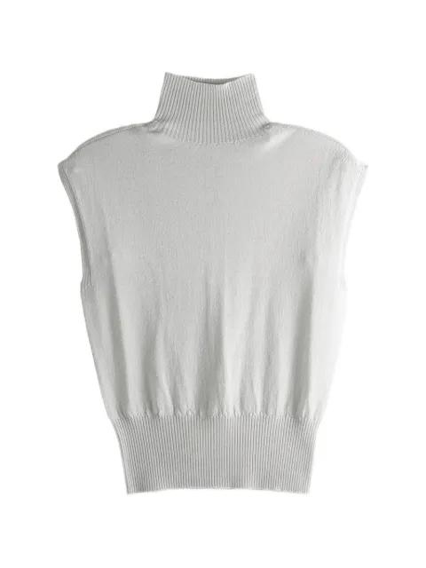 turtleneck ribbed sweater by RICK OWENS