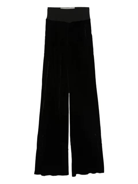 velvet panel trousers by RICK OWENS
