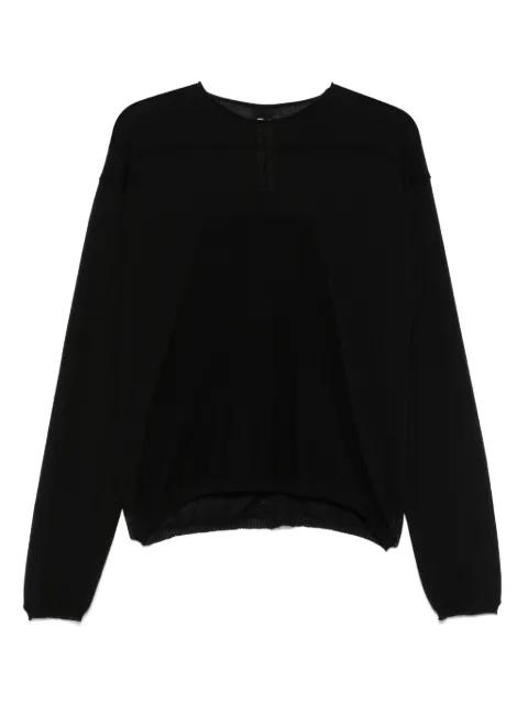 virgin-wool jumper by RICK OWENS