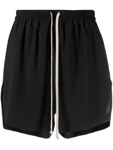 wide-leg drawstring shorts by RICK OWENS