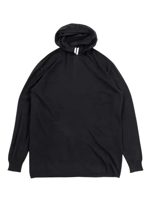 wool hoodie by RICK OWENS