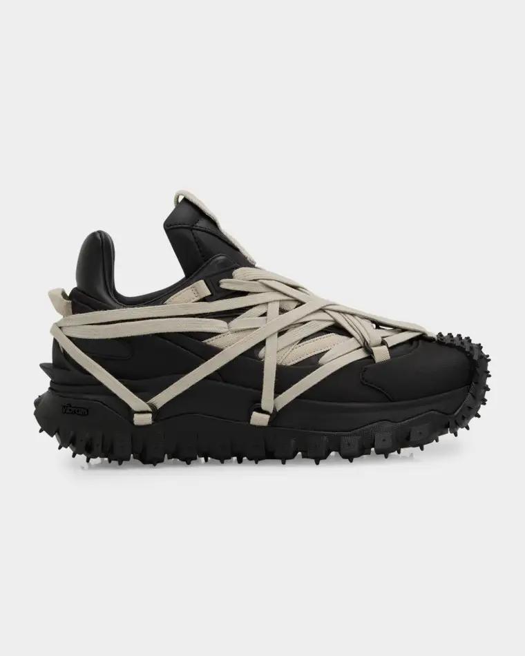 x Moncler Trailgrip Megalace Sneakers by RICK OWENS