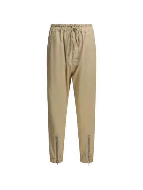 zip-detail drawstring-waist trousers by RICK OWENS