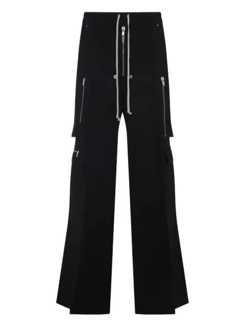 zip-pocket cargo trousers by RICK OWENS