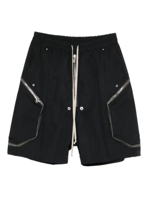 zipped cargo shorts by RICK OWENS