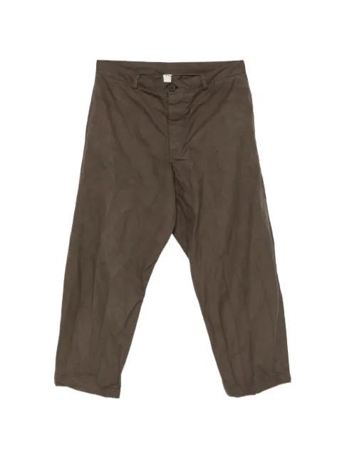 button-fastening trousers by RICORRROBE