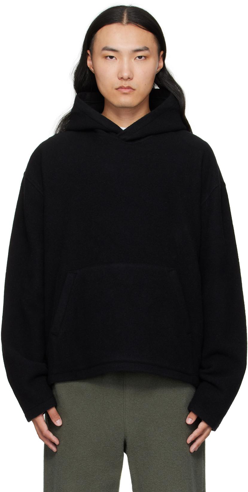 Black Fleece Hoodie by RIER