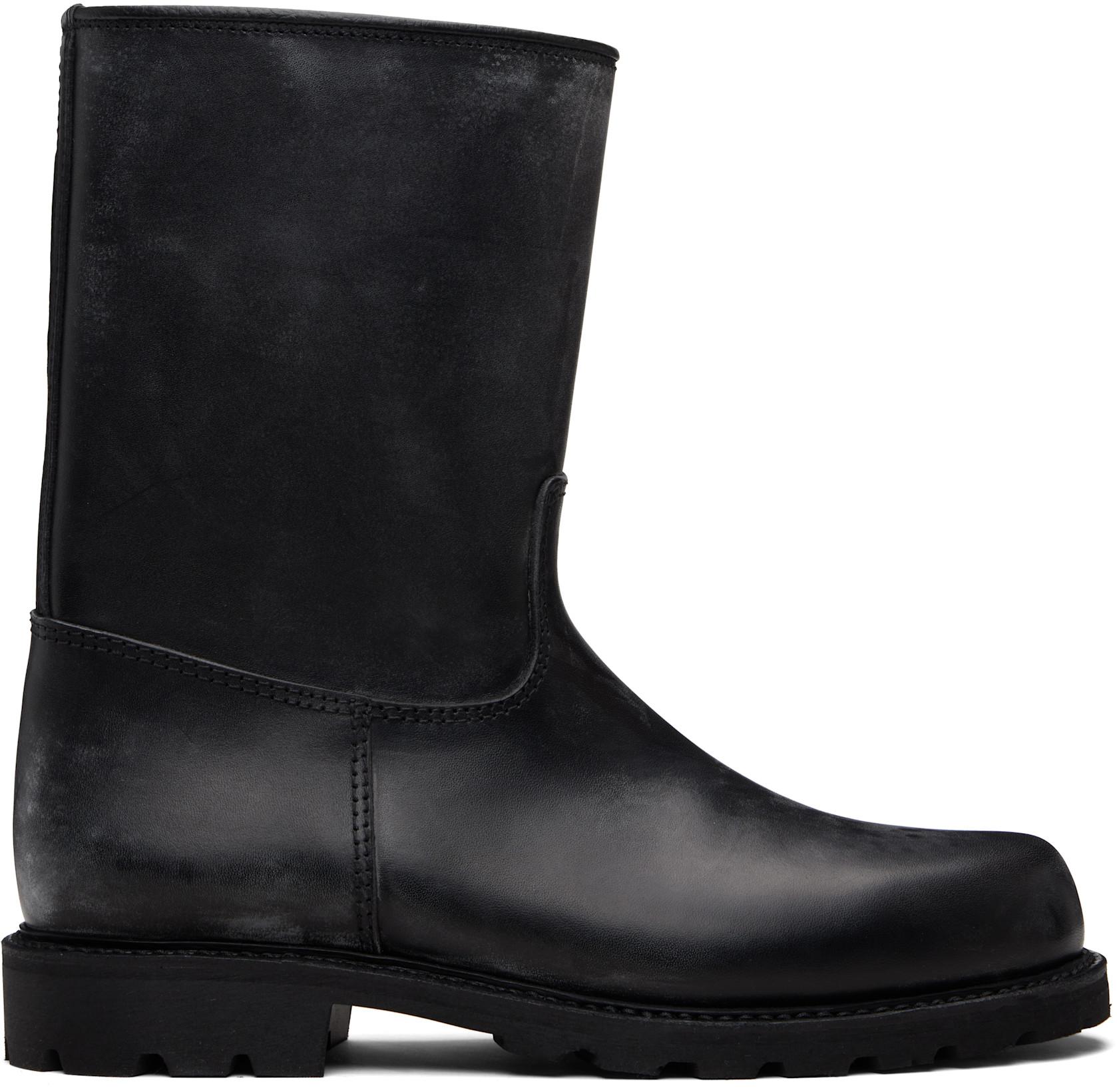 Black Ludwig Reiter Edition City Boots by RIER