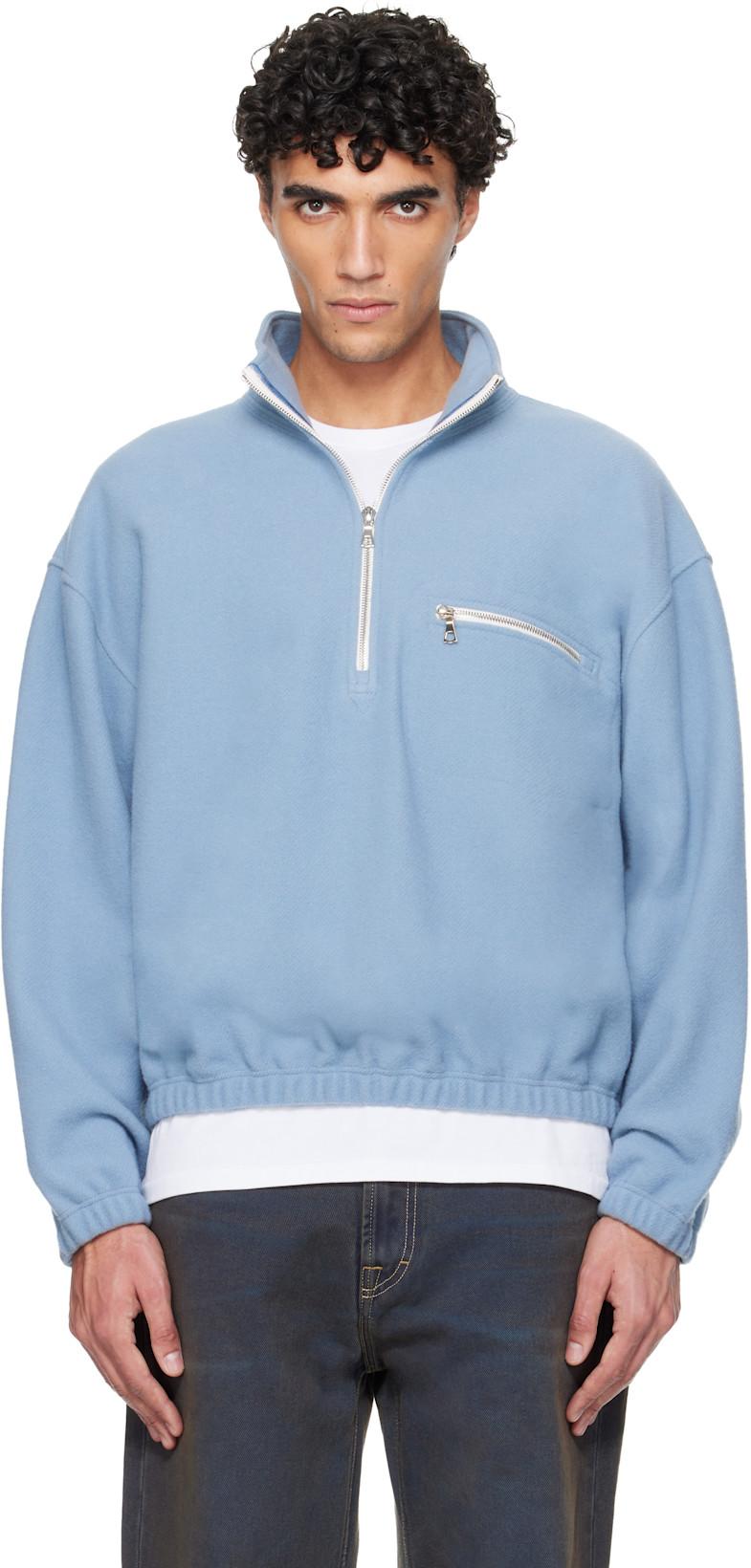 Blue Fleece Sweater by RIER