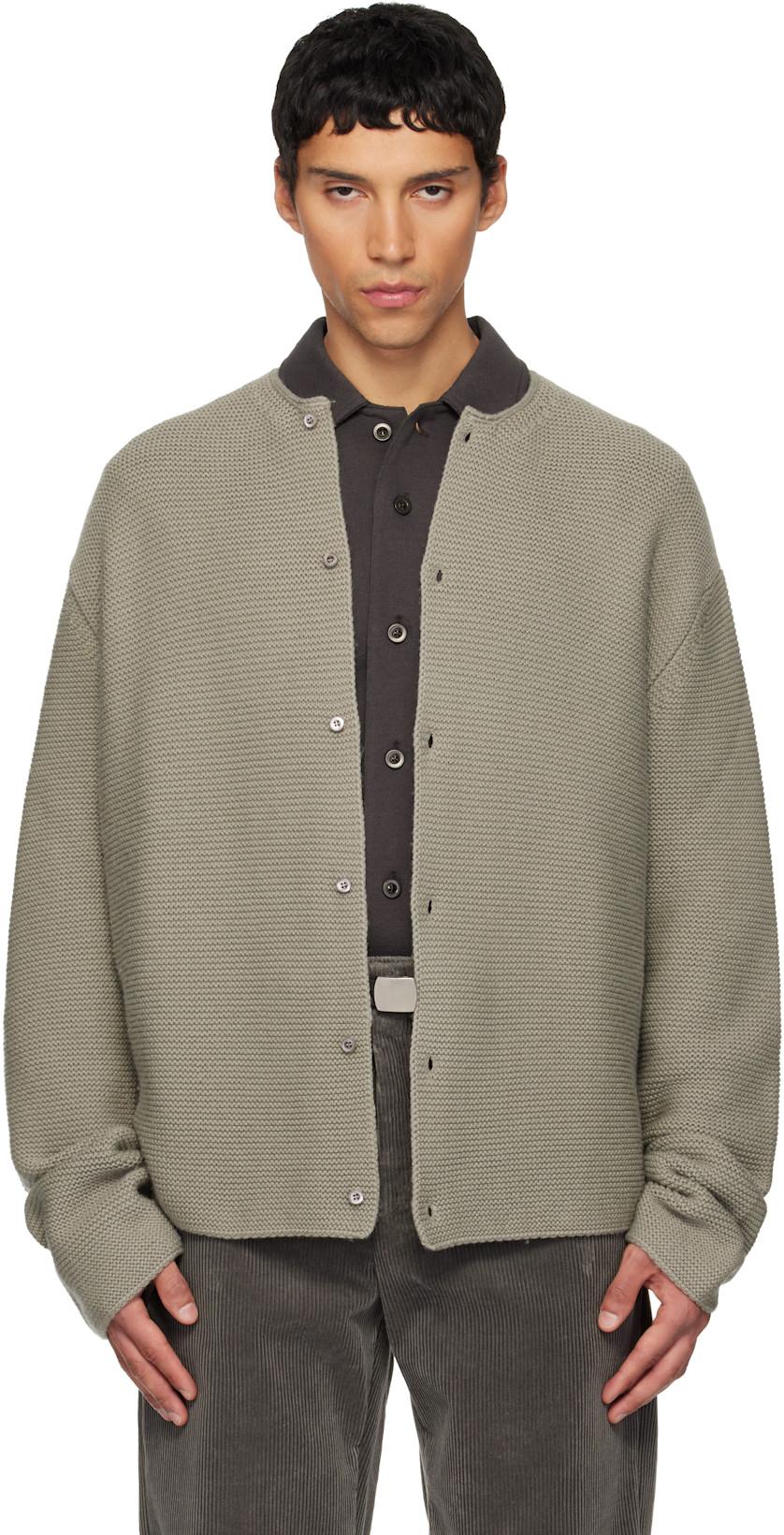 Gray Tyrolean Cardigan by RIER