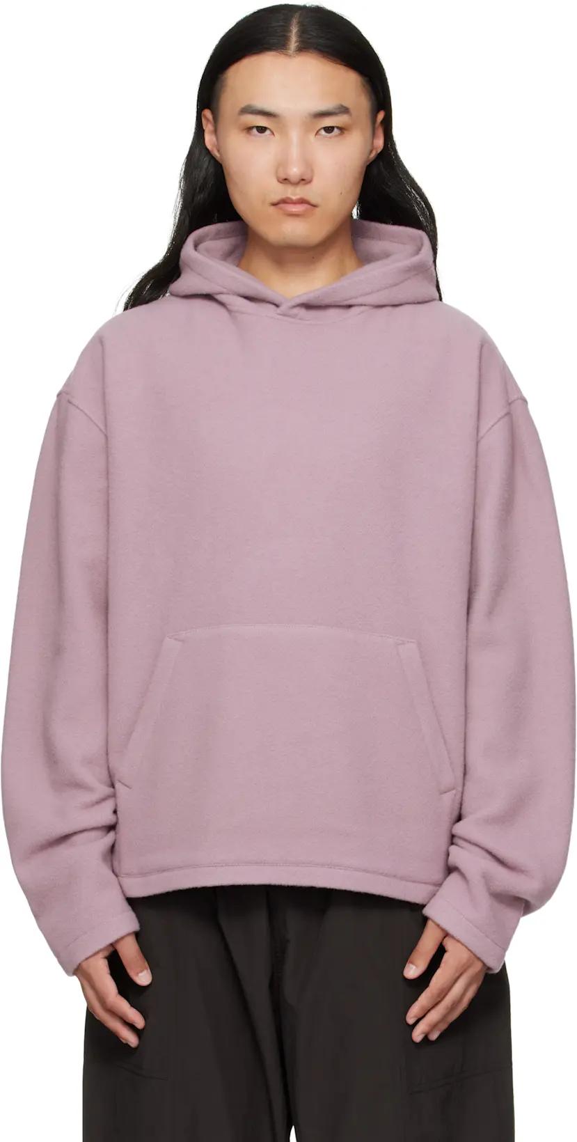 Pink Fleece Hoodie by RIER