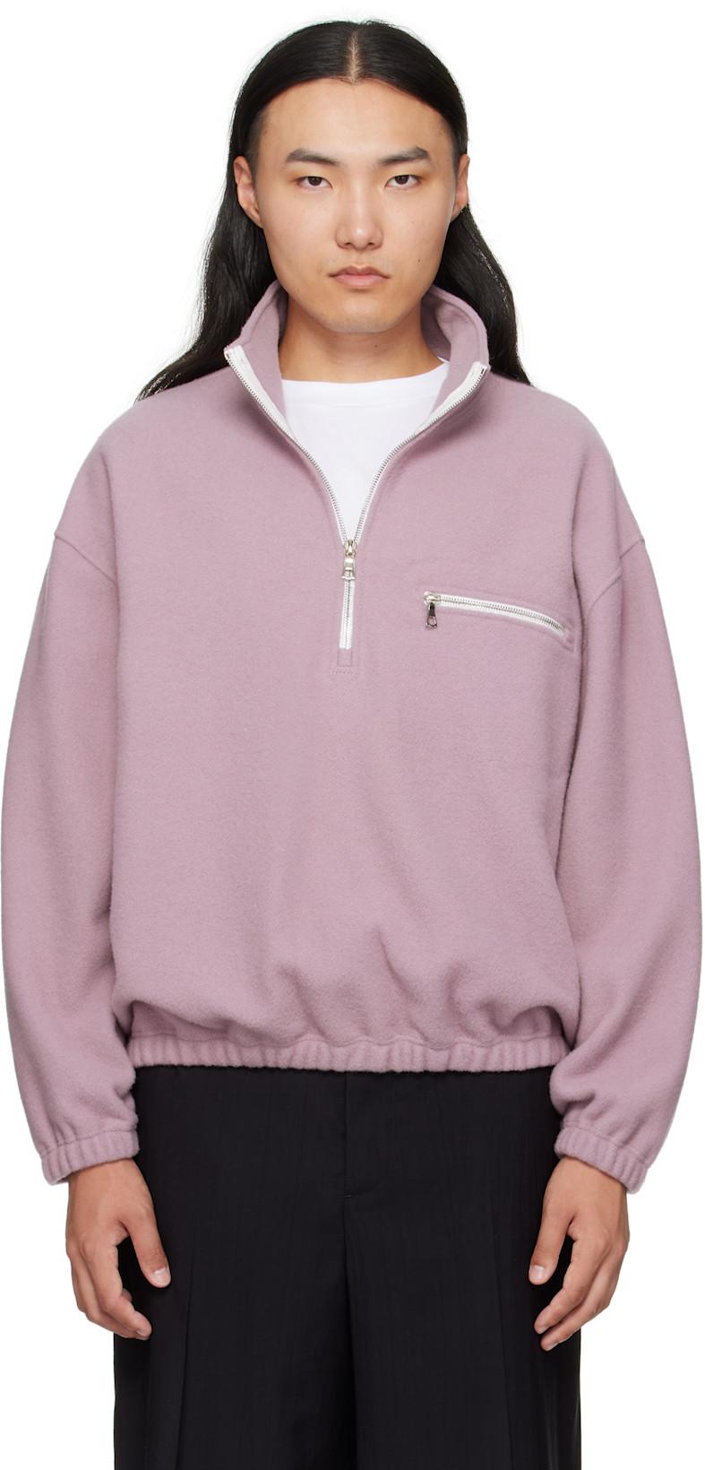 Pink Fleece Sweater by RIER