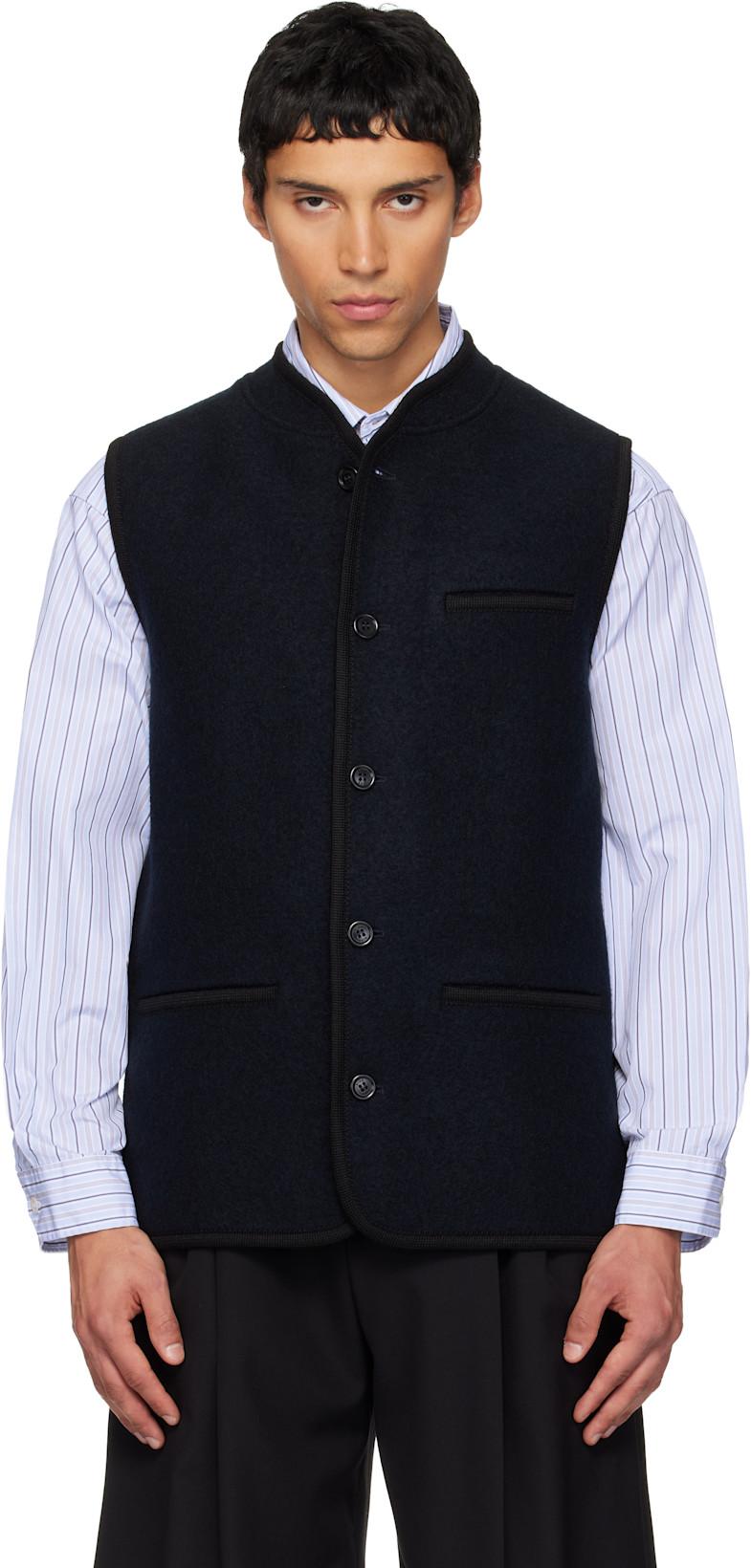 SSENSE Exclusive Navy Walker Vest by RIER