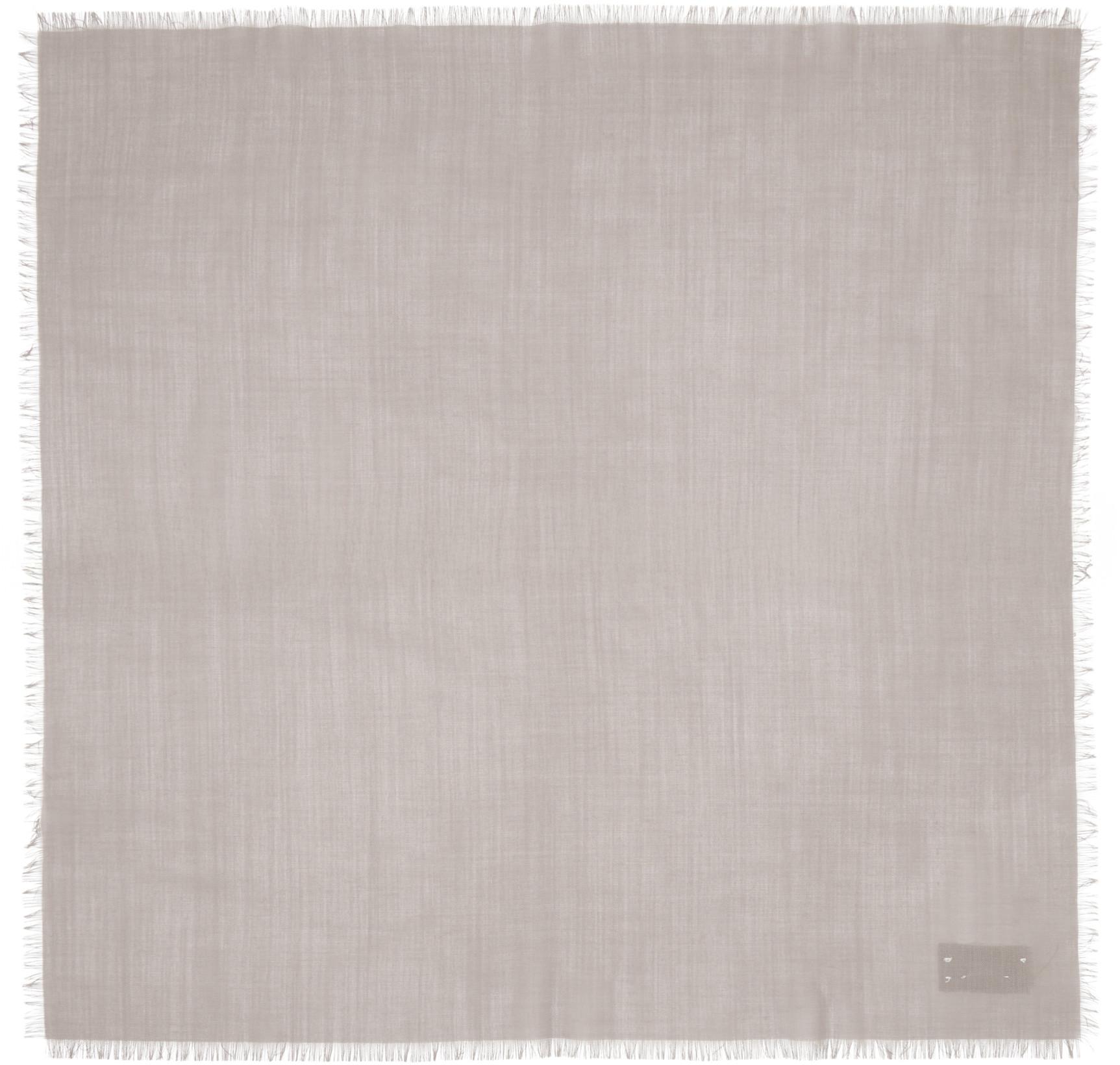 Taupe Wool Gaze Scarf by RIER