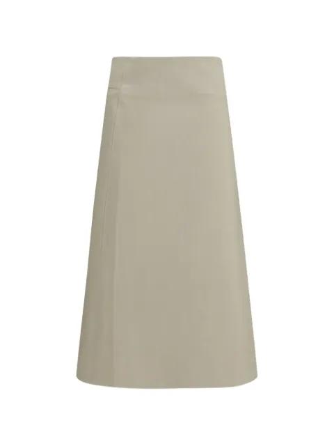 cotton A-line skirt by RIER