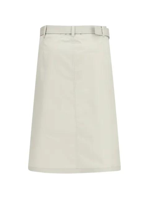 cotton A-line skirt by RIER