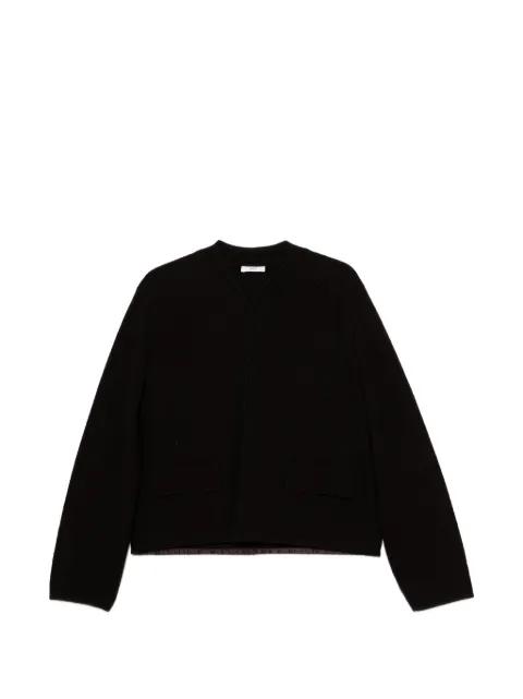 felted collarless jacket by RIER