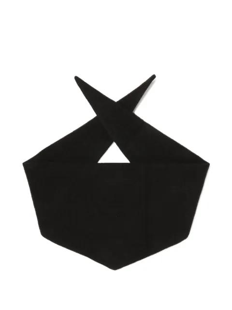 fleece trim scarf by RIER