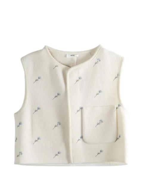 floral-print pocket jacket by RIER