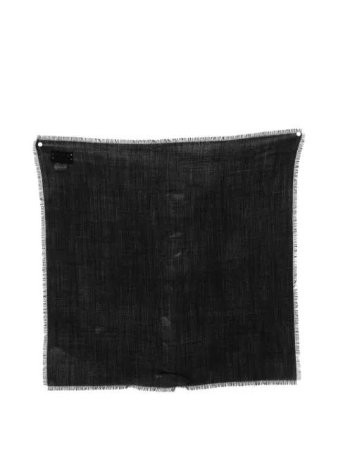 frayed-edge scarf by RIER