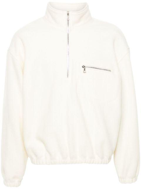high-neck fleece sweatshirt by RIER