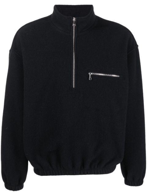 high-neck zip-up jacket by RIER