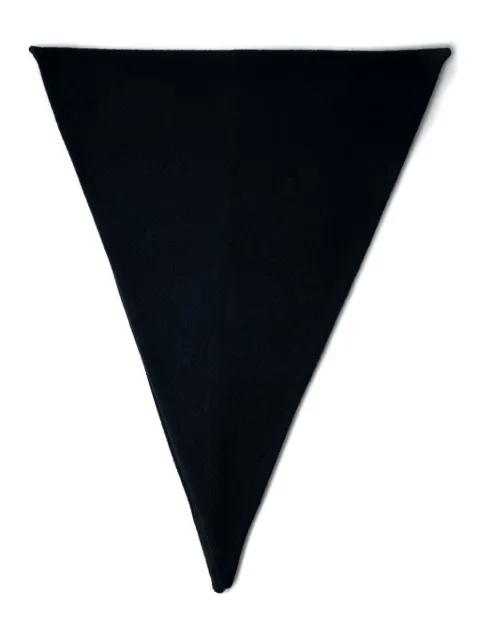 mini triangular wool scarf by RIER