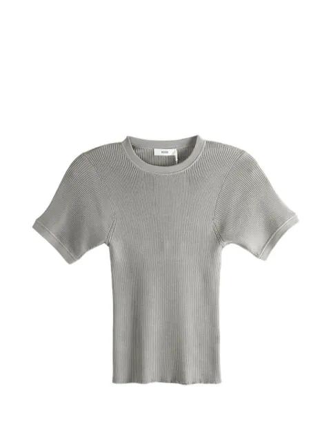 ribbed knit T-shirt by RIER